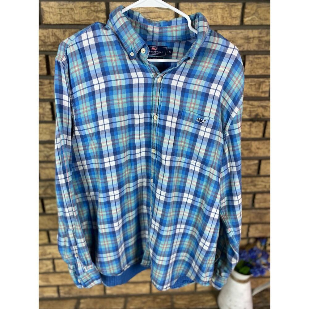 Vineyard Vines Plaid Button Down Shirt